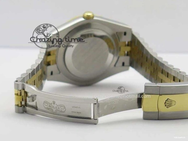 Jubilee YG Best Edition 41mm Bracelet Silver A2813 DateJust Maker BP Dial New Version II SS On 0422